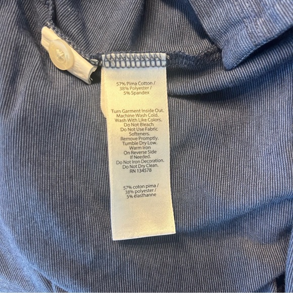 Vineyard Vines Blue Men’s Edgartown Polo Short Sleeve Shirt, Size Medium - Picture 6 of 6